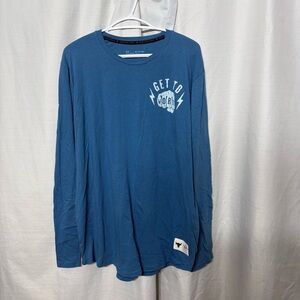 Under Armour Project Rock "Get To Work" Long Sleeve T-Shirt XXL Gym Workout